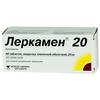 Леркамен 20 табл. п/о пленочной 20 мг №60, Берлин-Хеми АГ/Менарини Групп